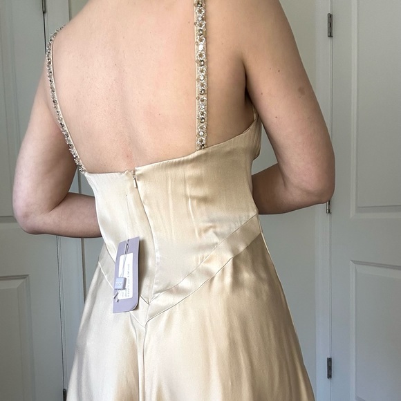 Designer Silk Cocktail Dress - Picture 11 of 14